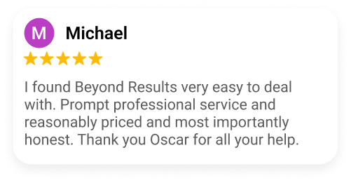 5-star client review