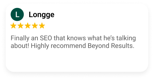 5-star client review