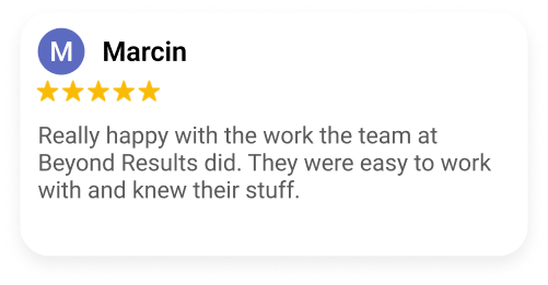 5-star client review