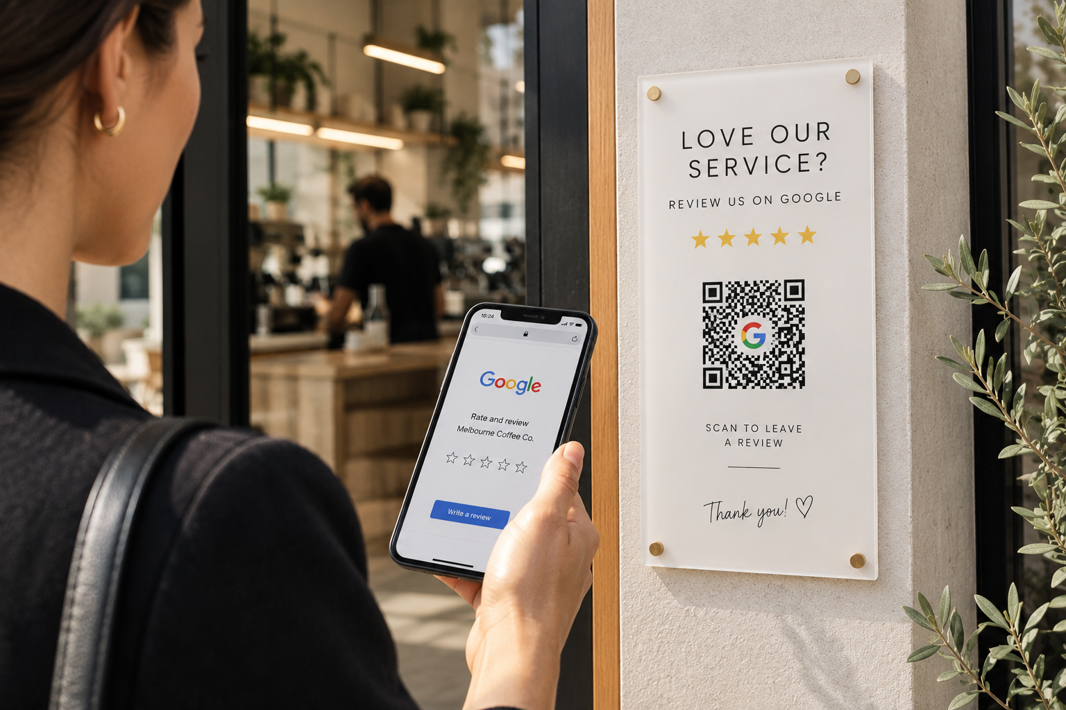 Five star Google reviews for a Melbourne business